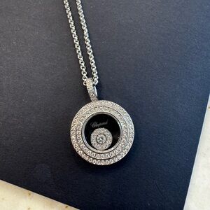 Chopard Happy Diamonds Pendant Necklace White Gold